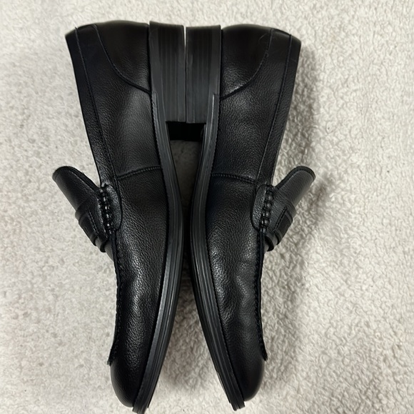 calvin Klein size 12, black Loafers, pre-owned - Picture 6 of 14